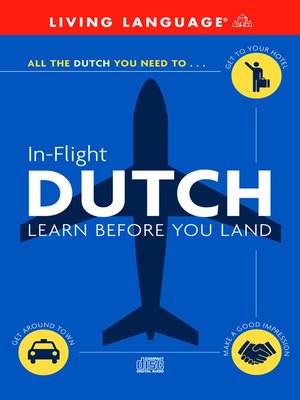 cover image of In-Flight Dutch